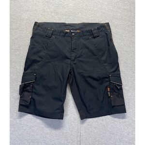 Timberland PRO Interax Cargo Shorts Mens 40 Black Hiking Outdoor Workwear